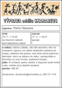 lísteček - Sázavka 2025